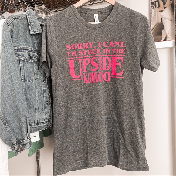 Tops - 🔴 LAST CHANCE STRANGER THINGS GRAY TEE